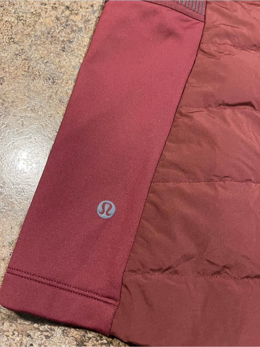 Lululemon Down For It Vest, size 8, Red Merlot, very good condition
#57 - Picture 8 of 8